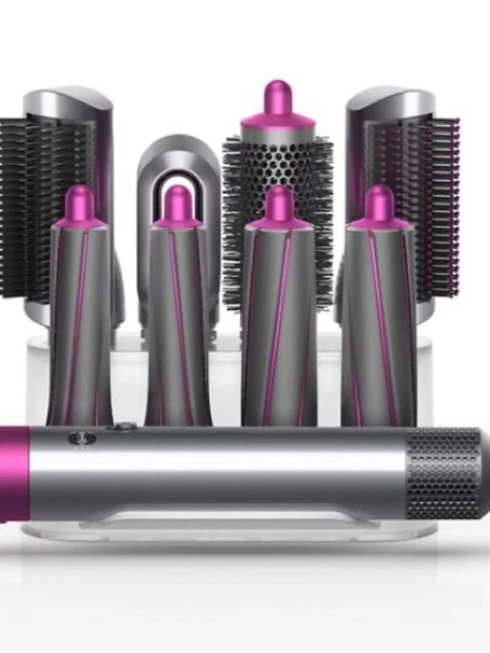 Dyson Airwrap™ styler display stand (White/Fuchsia) organizer